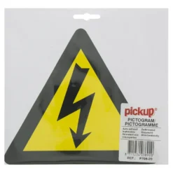 Pickup pictogram Gevaar voor Elektrische Spanning 20x20 cm