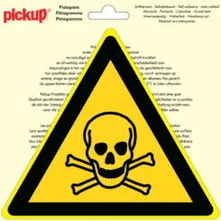Pickup pictogram giftige stoffen 20 cm