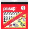 Pickup plakcijfers 0-9 Helvetica zwart 10 mm
