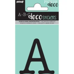 Pickup plakletter A Maud zwart 60 mm