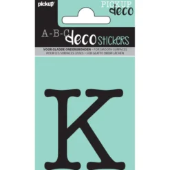 Pickup plakletter K Maud zwart 60 mm