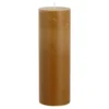 Pilaar kaars donkerbruin- h20xd6,8cm