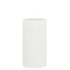 Pilaar kaars paraffine wit - h13xd7cm