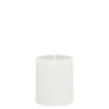 Pilaar kaars paraffine wit - h8xd7cm