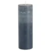 Pilaar kaars stearine blauw- h20xd6,8cm