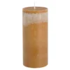 Pilaar kaars stearine bruin - h15xd6,8cm