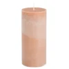 Pilaar kaars stearine roze - h15xd6,8cm