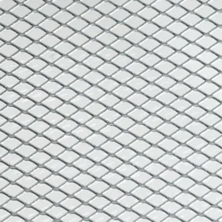 Plaat aluminium mat zilver strek 500x250x0.8mm