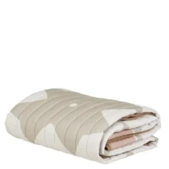 Plaid beige folklore - l180xb130cm