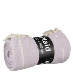 Plaid streep lila - l180xb130cm