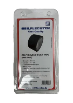 Seilflechter PLAKDOEK, ZWART 50MM X 4,5M New