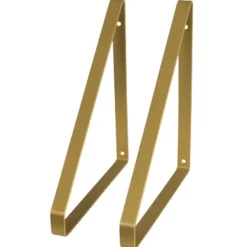 Duraline Plankdrager messing metaal 2 stuks Best