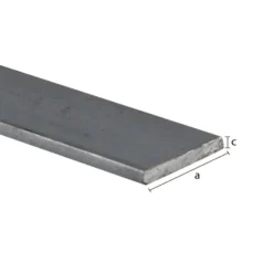 Profiel plat staal 25x5x2000mm
