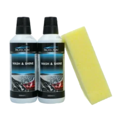 Protecton Wash & Shine Set 2x 500ml met Spons Discount