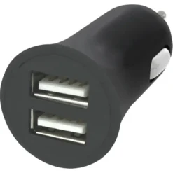 Q-link Autolader 12V met 2 USB-A zwart Best