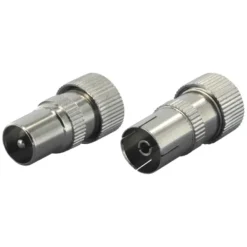 Q-link coac stekker metaal recht male/female Hot