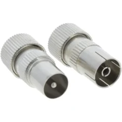 Q-link coac stekker metaal recht male/female Hot
