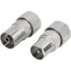 Q-link coac stekker metaal recht male/female Hot