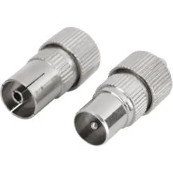 Q-link coac stekker metaal recht male/female Hot