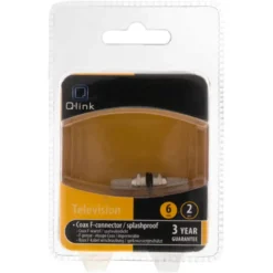 Q-link coax F-wartel waterdicht 6 mm 2 stuks Outlet