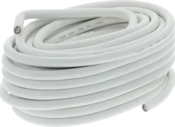 Q-link coax kabel 20 meter wit kabelkeur Outlet
