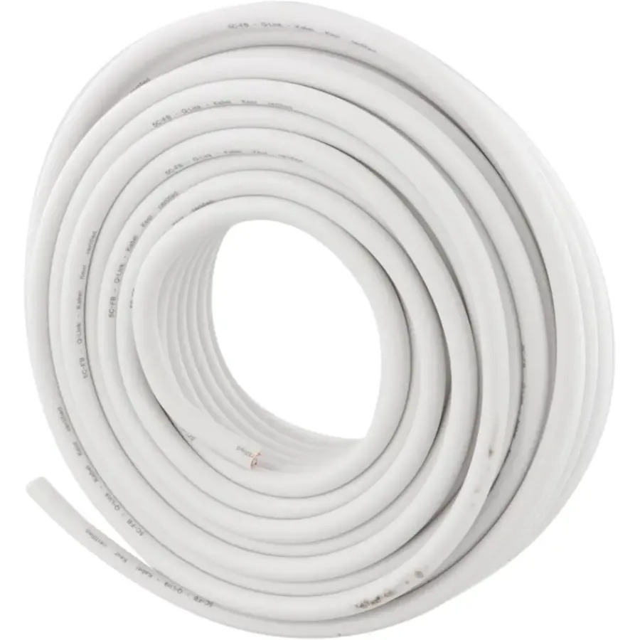 Q-link coax kabel 20 meter wit kabelkeur Outlet