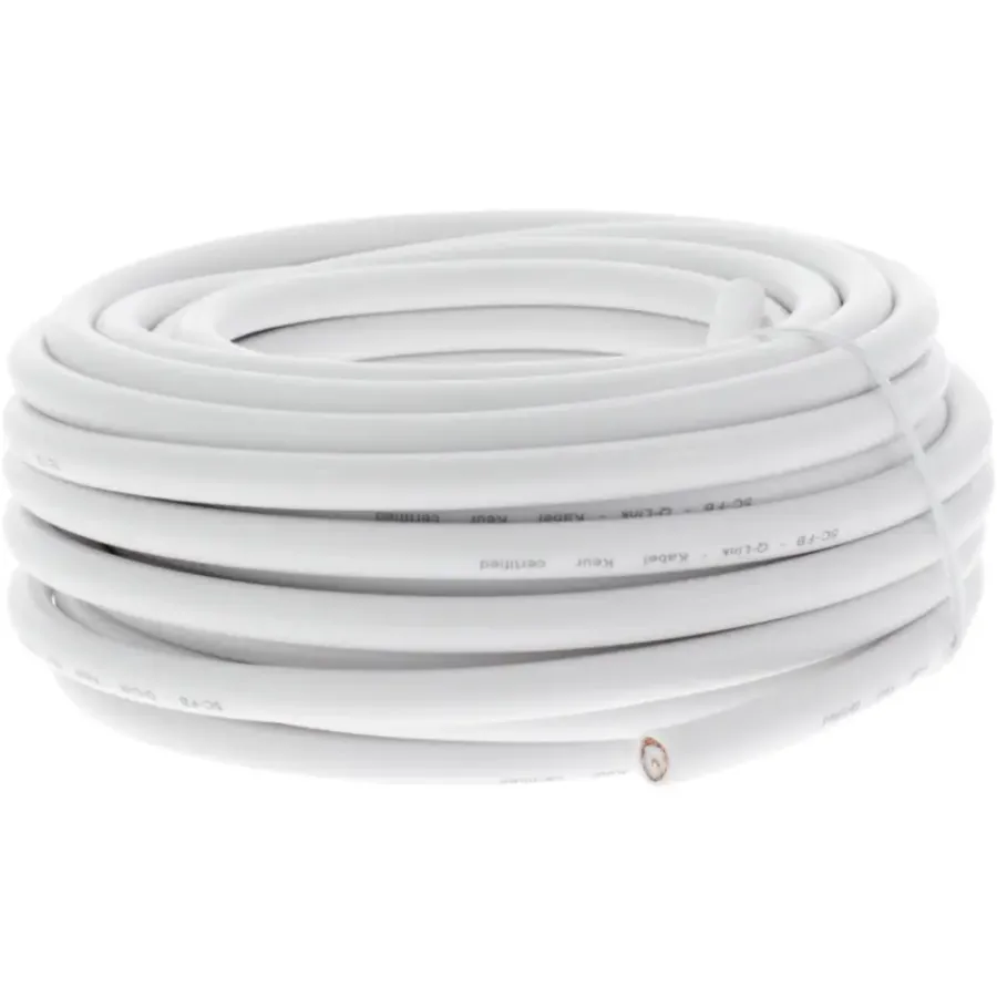 Q-link coax kabel 10 meter wit kabelkeur Outlet