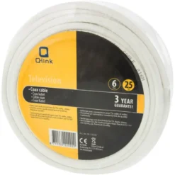 Q-link coax kabel RG59 25 meter wit Online