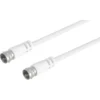 Q-link coax kabel RG59 met F-connector 2 meter wit Outlet