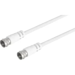 Q-link coax kabel RG59 met F-connector 2 meter wit Outlet