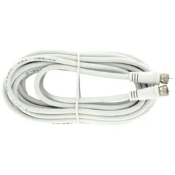 Q-link coax kabel RG59 met F-connector 5 meter wit Sale