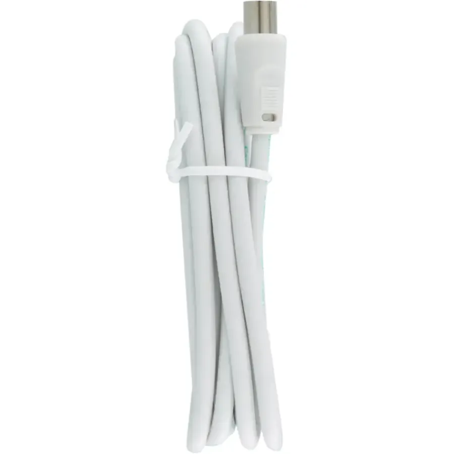 Q-link coax kabel stekker recht 3 meter wit kabelkeur Clearance