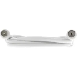 Q-link coax kabel stekker recht 1.5 meter wit kabelkeur Clearance