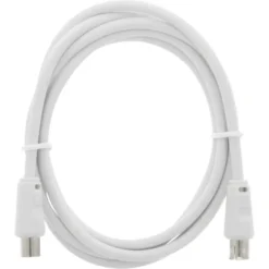 Q-link coax kabel stekker recht 1.5 meter wit kabelkeur Clearance