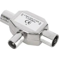Q-link coax splitter radio metaal 1 male/2 female Online