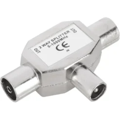 Q-link coax splitter radio metaal 1 male/2 female Online