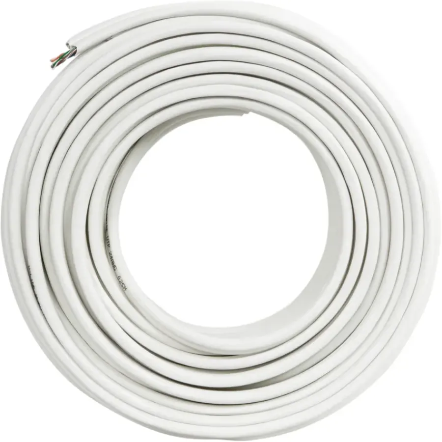Q-link coax/utp kabel RG6 25 meter wit Clearance