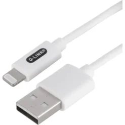 Q-link datakabel Iphone USB-A kabel 1 meter wit Online