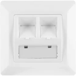 Q-link FTP contactdoos CAT7 inbouw dubbelvoudig 8 polig RJ45 Best