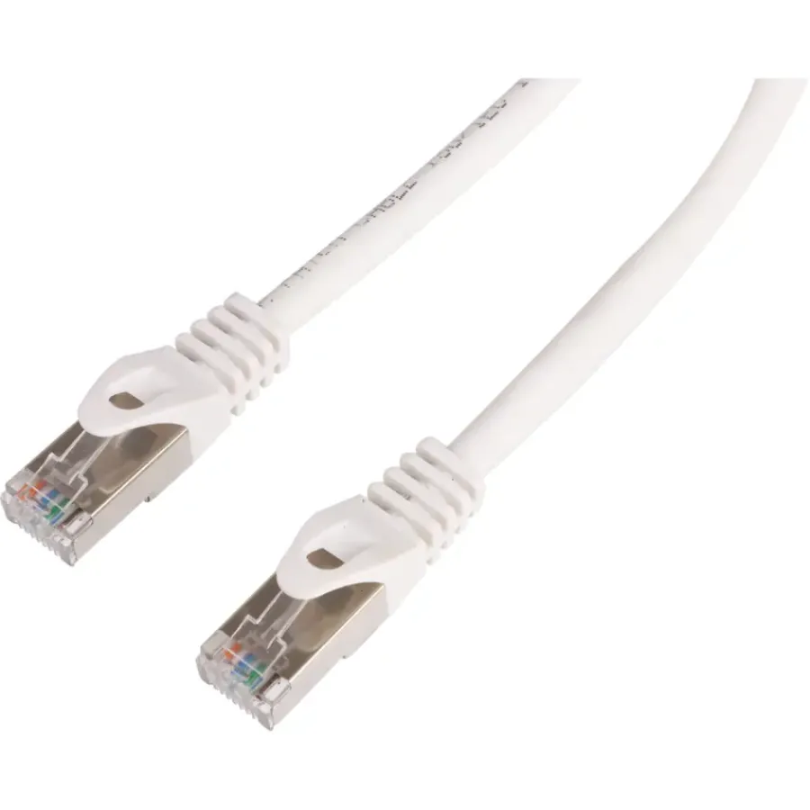 Q-link FTP kabel CAT7 2 Meter Wit Outlet