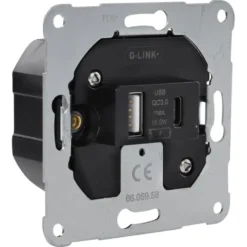 Q-link Inbouw basiselement USB-A + USB-C Discount
