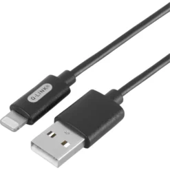 Q-link laadsnoer Iphone USB-A kabel 1 meter zwart Outlet