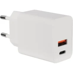 Q-link oplader 2 poorten PD20W/QC18W wit New