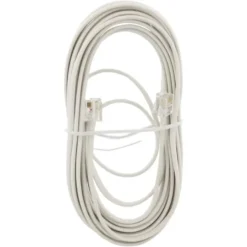 Q-link telefoon aansluitsnoer modulair 2RJ11 plug 5 meter wit