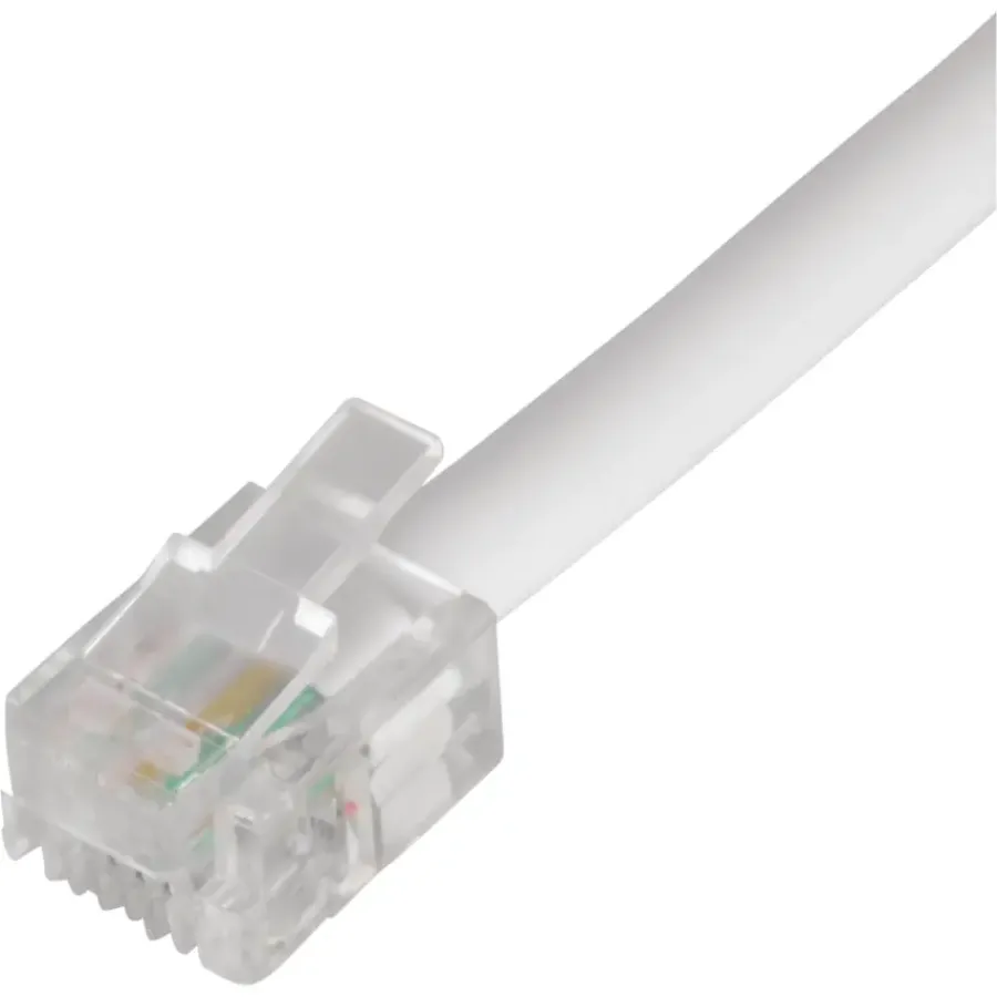 Q-link telefoon aansluitsnoer modulair 2RJ11 plug 10 meter wit Clearance