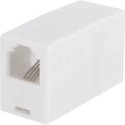 Q-link telefoon koppelstuk modulair RJ11 4-polig wit