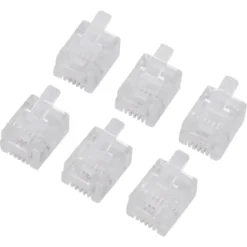Q-link telefoon plug modulair 4-polig 6 stuks Clearance