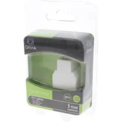 Q-link telefoon split module RJ11 4 polig 1 female/2female wit Hot