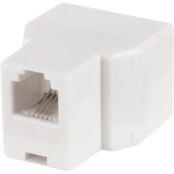 Q-link telefoon split module RJ11 4 polig 1 female/2female wit Clearance