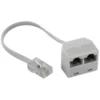 Q-link telefoon splitter modulair ADSL wit Discount